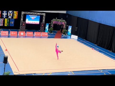 Carmel Kallemaa Ball Routine Nationals 2024