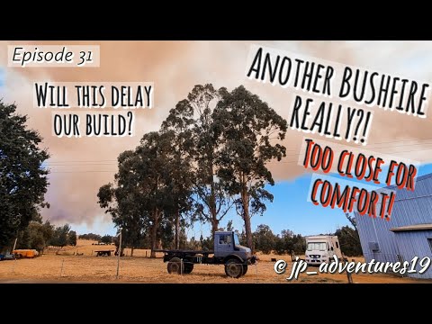 Another BUSHFIRE THREAT! Did we get the TOOL BOXES done in time? - Mercedes UNIMOG Truck (Eps. 31)