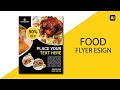 Flyer Design Illustrator | Restaurant Flyer Design | Food Flyer Design Illustrator Bangla Tutorial