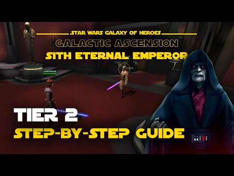 Tier 2 JKA vs Mace guide SEE Galactic Legend Ascension Event - GL Sith Eternal Emperor | SWGOH