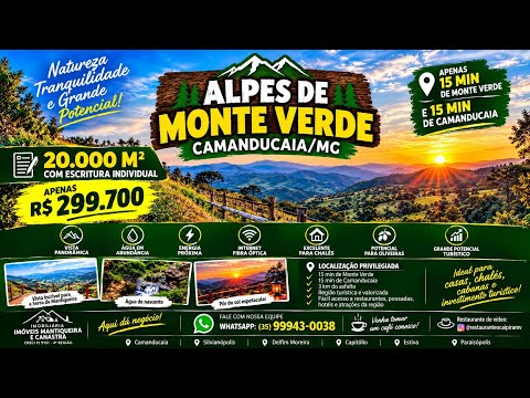🏔️🌲 ALPES DE MONTE VERDE | CAMANDUCAIA/MG 🌲🏔️💎 