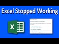How To Fix Microsoft Excel Has Stopped Working Or Not Responding