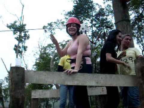 Silvana na tirolesa em 20/06/2011