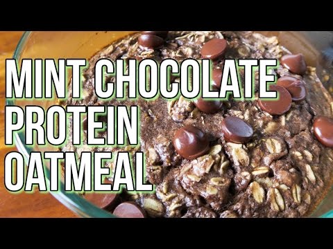 MINT CHOCOLATE PROTEIN OATMEAL (Bodybuilding-Friendly!)