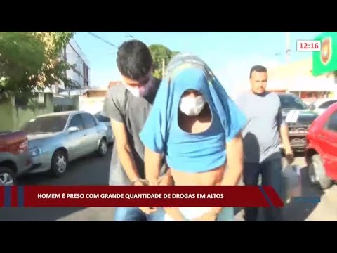 Policiais apreendem suspeitos com grande pacote de entorpecentes em Altos 26 07 2022