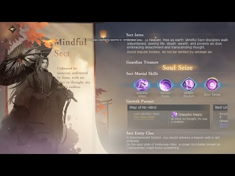 Sword of Justice Mindful Sect Guide Soulstealer’s Sacred Umbrella, Soulreaper’s Secret Scroll