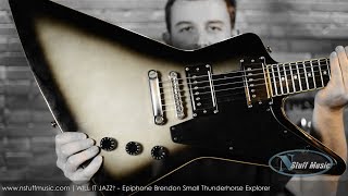 Video thumbnail for WILL IT JAZZ? - Epiphone Brendon Small Thunderhorse Explorer by N Stuff Music