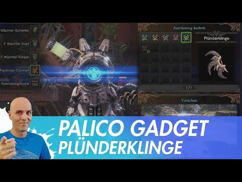 MONSTER HUNTER WORLD - Palico Gadget Deutsch "Plünderklinge" / Grimalkyne Quest