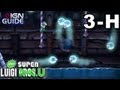 New Super Luigi U 3 Star Coin Walkthrough - Sparkling Waters Ghost House: Haunted Cargo Hold