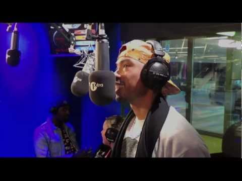 Miguel on the 1Xtra breakfast show with Twin B