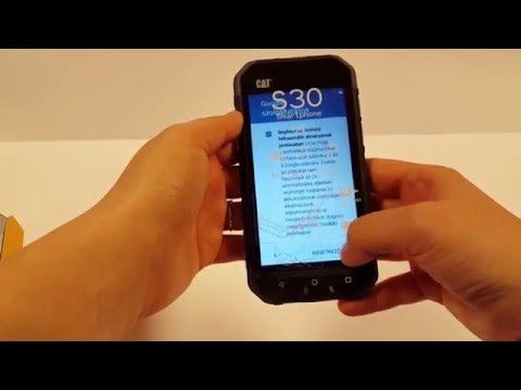 Caterpillar S30 - kicsomagolás - GsmHome