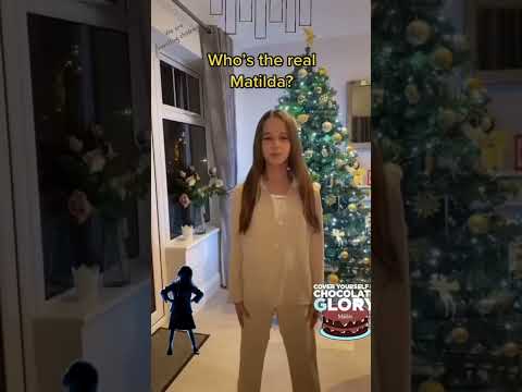 Alisha Weir takes on the #matildachallenge 📚 #matildathemusical #AlishaWeir #matilda #foryou #film