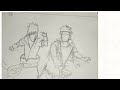 Naruto Vs Sasuke Stop Motion X 2D Animation Beginner Project