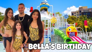 CELEBRATING BELLA'S BIRTHDAY POOL PARTY AT HUGE WATERPARK VLOG!!!