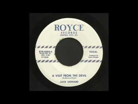 Jack Leonard - A Visit From The Devil - Country Bop 45