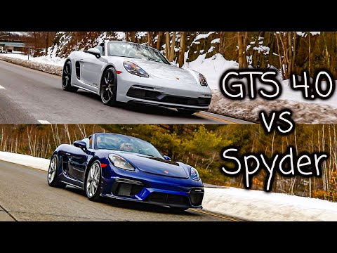 Porsche 718 Spyder vs 718 Boxster GTS 4.0