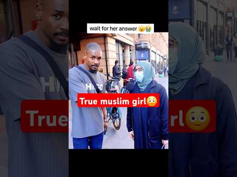Hijab response 😭 #allah #islamicvideo #muslim