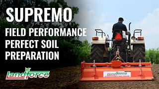 Rotary Tiller Supremo in Action | Perfect Soil Preparation Machine
