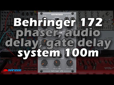 Behringer 172 Phaser Audio Delay LFO Gate Delay