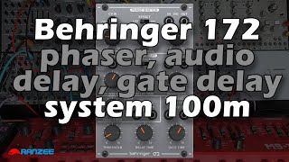 Video thumbnail for Behringer 172 Phaser Audio Delay LFO Gate Delay by ranzee