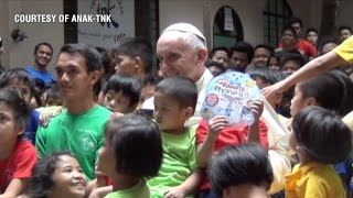 Pope Francis meets street kid who wants to be pope