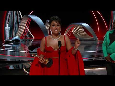 Ariana DeBose wins the Academy Award for Best Supporting Actress in West Side Story