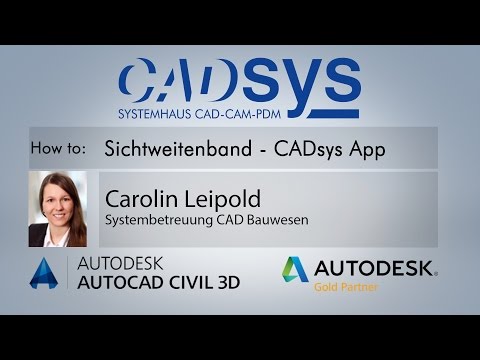 Sichtweitenband - AutoCAD® Civil 3D® - CADsys App
