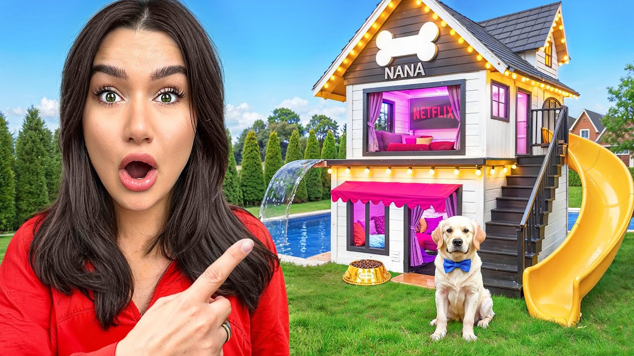 J'ai Construit Une Pièce SECRÈTE Pour Mon CHIEN NANA