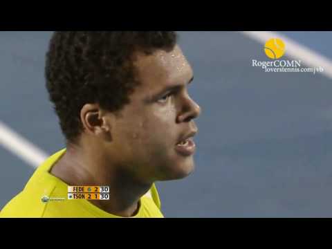 Australian Open 2010 QF Roger FEDERER Vs Jo Wilfried TSONGA Highlights