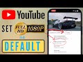 How To Disable Auto Video Quality 480p On Youtube And Set HD As Default Tips Tricks Hacks