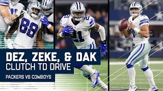 Elliott's Great Spin Leads to Dak TD to Dez & 2-Point Conversion! | NFL Divisional Highlights