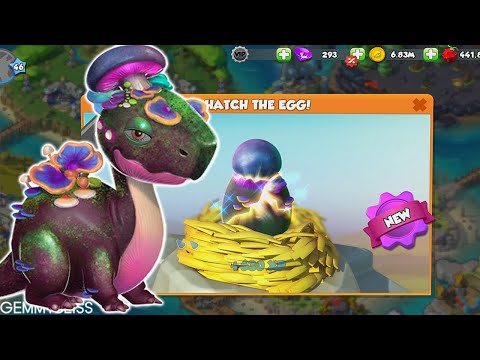 HATCHING FUNGUS DRAGON IN DRAGON MANIA LEGENDS