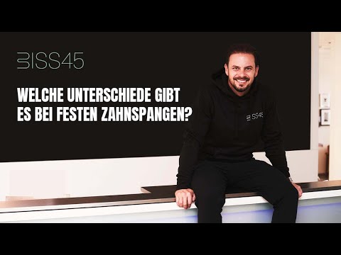 Welche Unterschiede gibt es bei festen Zahnspangen?