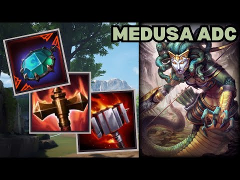 An ADC Play By Play??! - Medusa ADC Smite 2 Gameplay