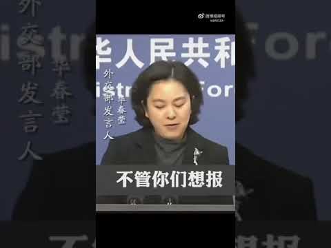 外交部发言人华春莹质问记者，为什么不报道，这是为什么？