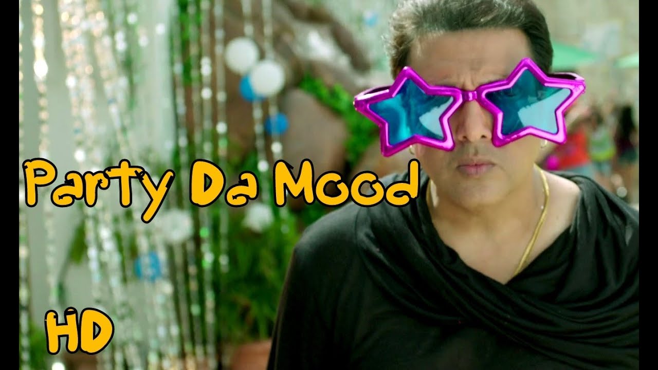 Party Da Mood Lyrics  | Gori Tere Naina | Govinda, Puja Banerjee | Govinda | The Music Boutique