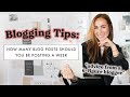 How Many Blog Posts You Should Be Posting a Week // BLOGGING TIPS FROM A 6-FIGURE BLOGGER How Many Blog Posts You Should Be Posting a Week // BLOGGING TIPS FROM A 6-FIGURE BLOGGER