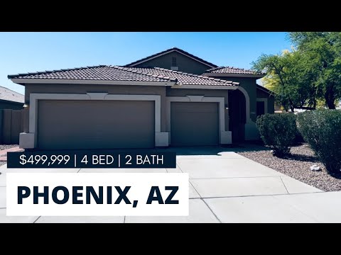 Homes For Sale Phoenix, Arizona $499,999 2,075 Sqft, 4 Bedrooms, 2 Bathrooms