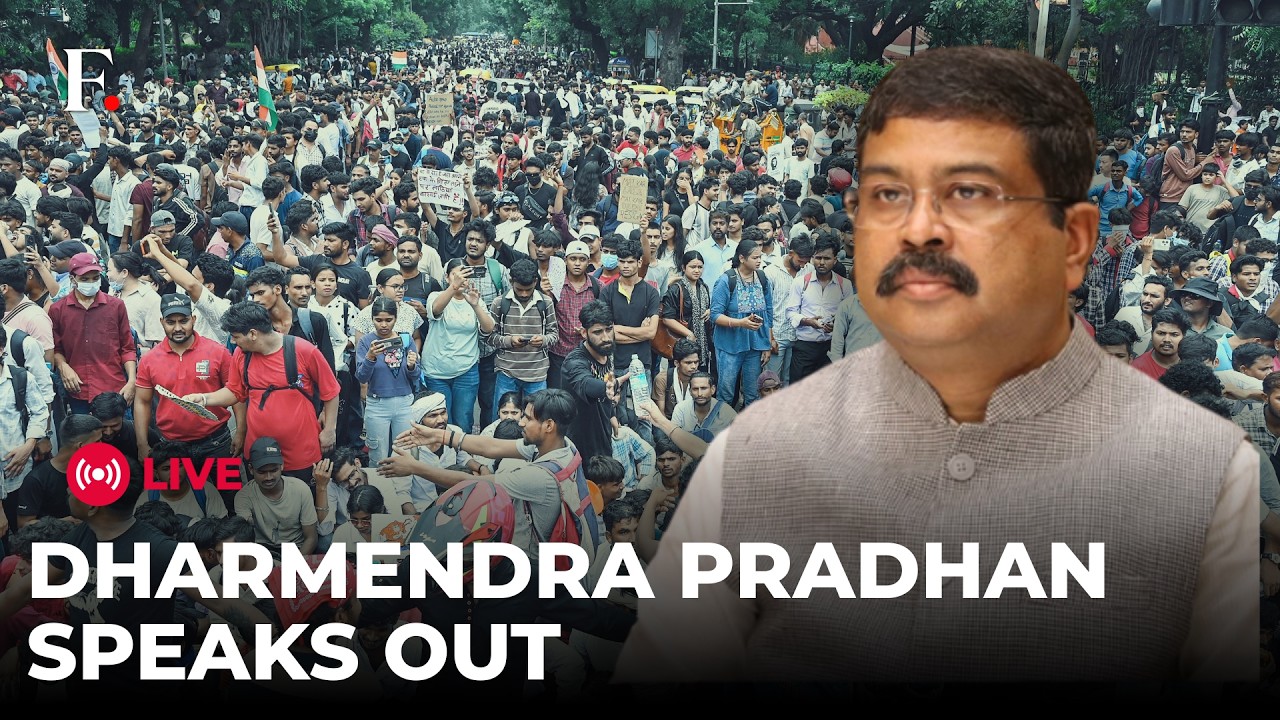 Dharmendra Pradhan LIVE: Union Minister Pradhan Speaks Out Amid NEET Paper Leak Protests
