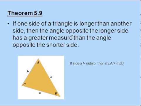 Exterior Angle Inequality Theorem