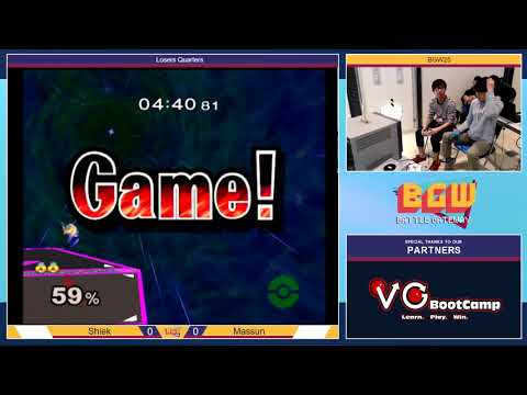 日本最大級のスマブラDX大会 BatteGateway25 LQF -  Sheik (Sheik) Vs. Massun (Jigglypuff) 【BGW25】