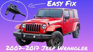 Jeep Wrangler Purge Valve- Easy Replacment DIY Quick!
