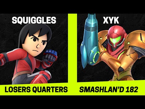 SmashLAN'd 182 Losers Quarters - Squiggles vs XYK - SSBU Smash Ultimate Tournament