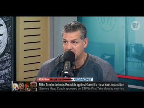 Golic and Wingo | Mike Tomlin defends Rudolph againnst Garrett's racial slur accusation