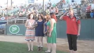 The Dirty Curls sing "The Star-Spangled Banner"