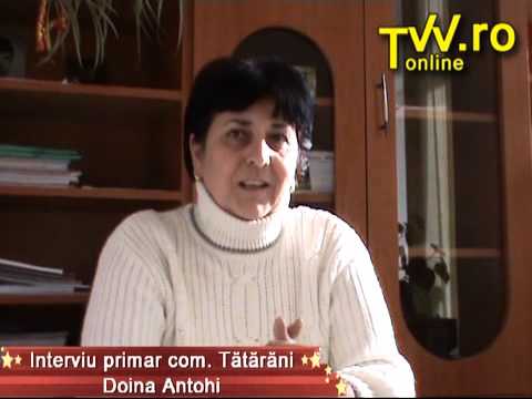 Tatarani - Interviu primar Doina Antohi