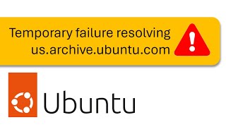 [SOLVED] Temporary failure resolving us.archive.ubuntu.com
