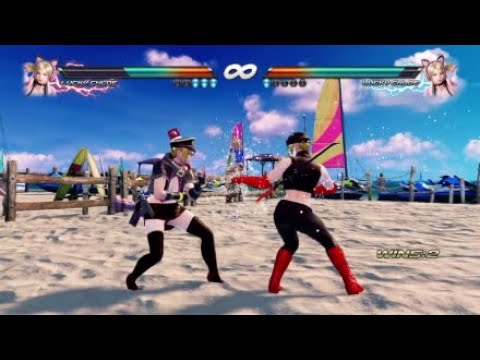 Tekken 7 phatymaty Xiaoyu, Lucky, Kunimitsu mirror match