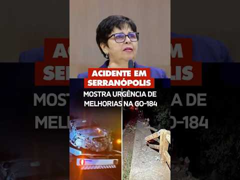 Acidente em Serranópolis mostra urgência de melhorias na GO-184