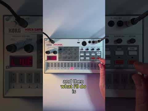 Reverb FX on the Korg Volca Sample #dawless  #reverb #housemusic #korg #volca #sample